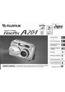 Fujifilm FinePix A204 manual. Camera Instructions.